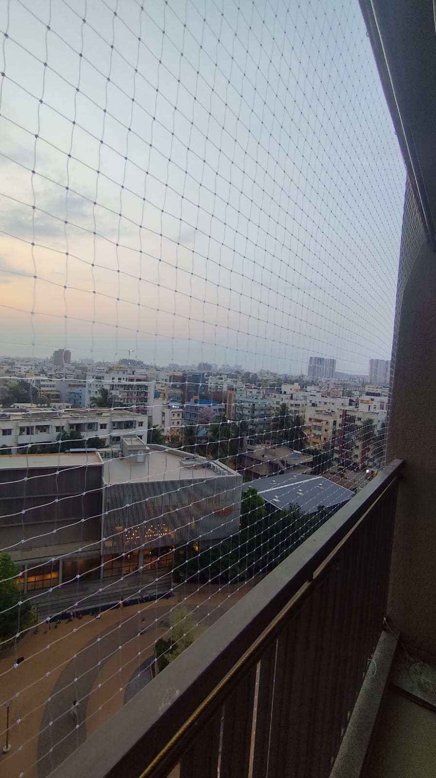 Play area safety nets